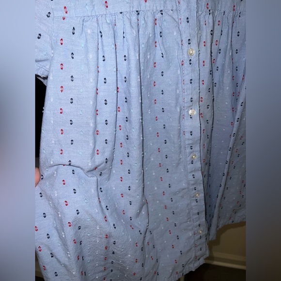 Red/White/Blue Button-Up - Picture 4 of 7